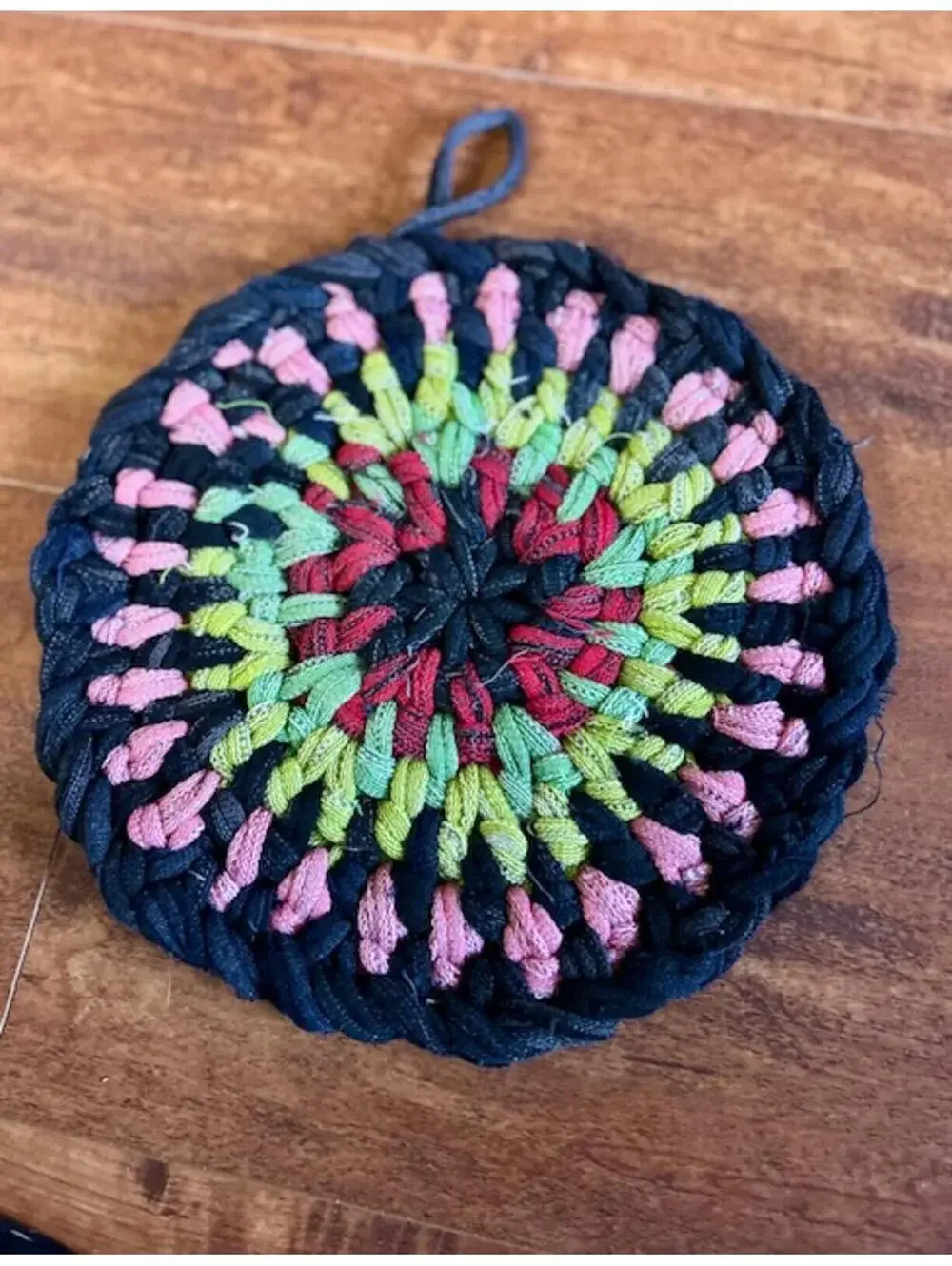 Handmade Multicolor Crochet Pot Holder
